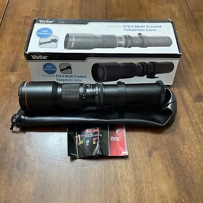 Vivitar Series 1 500mm F/8.0 Lens (V-500-PRE) • $29.95