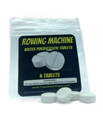 $7.25 • Buy Rowing Machine WaterRower Purification Tablets |  Tank Cleaner | 4-Pack 