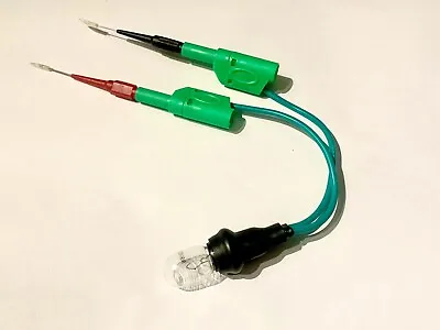 12v Stackable Back Probe Circuit Tester Test Light Lamp & Probes Automotive 1.2a • £7.35