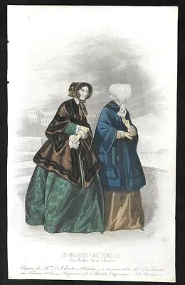 4 Victorian Fashion Plates  184o's - 1850's Undated • £12.99