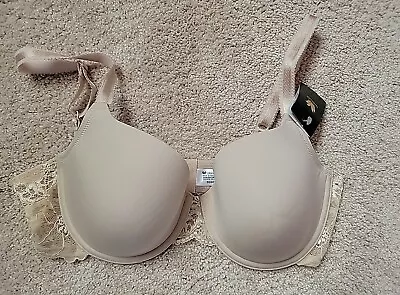 WACOAL 85340 FRENCH GARDEN SEAMLESS T-SHIRT BRA SIZE 36D Beige. New With Tags • $20