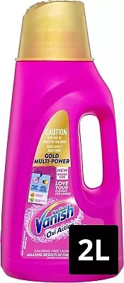 Vanish Napisan Gold Multi Power Stain Remover & Laundry Boastet Gel 2L • $20.99