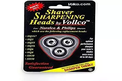 Vollco Sharpening Heads VSH-2 Black - Sharpens All Philips Norelco Shavers Using • $20.79