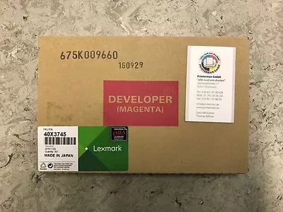 40X3745 Lexmark Developer Magenta For C935X940X945 Series New Boxed • £21.32