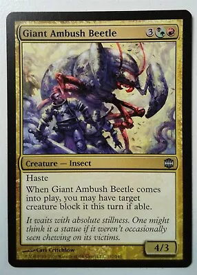 Giant Ambush Beetle *PLAYSET* Magic MtG X4 Alara Reborn SP • $2.24