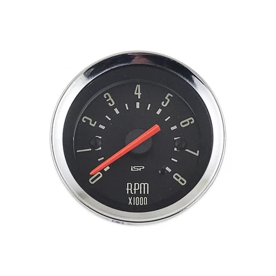 $125 • Buy Vw Bug Bus Ghia Isp 2-1/16  Mini 8,000 Rpm Tachometer Dash Rally Gauge Face