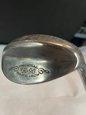 VINTAGE Wilson Original R-90 Sand Iron Wedge Factory Brown Coated Steel Shaft • $21.99