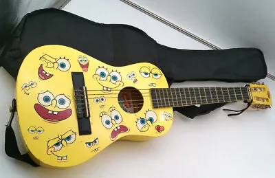 Nickelodeon Spongebob Squarepants Kids Guitar 6 String - Good Condition • £12.15