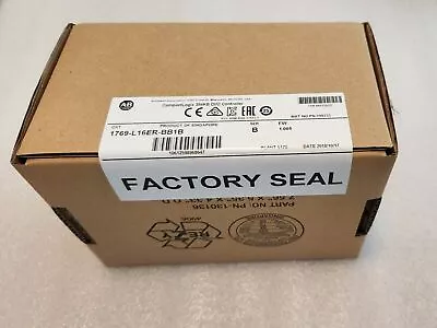 1769-L16ER-BB1B New Factory Sealed L16 384KB Controller New Allen Bradley • $945