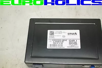 OEM Mercedes W204 C350 08-09 Sirius Satellite Radio Module Unit 2168202189 • $39.99