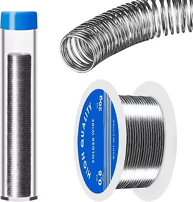 0.8mm Lead Free Soldering Wire 2Pcs Silver Solder Wire Electric Solder Waterpro • £6.25