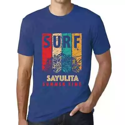 Men's Graphic T-Shirt Summer Time Surf In Sayulita Eco-Friendly Limited Edition • $40.69