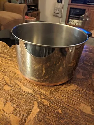 Revere Ware Copper Bottom Double Handle Pot No Lid • $12.50