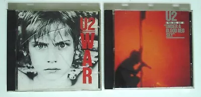 Lot Of 2 U2 CD's – War & Live Under A Blood Red Sky • $5.99