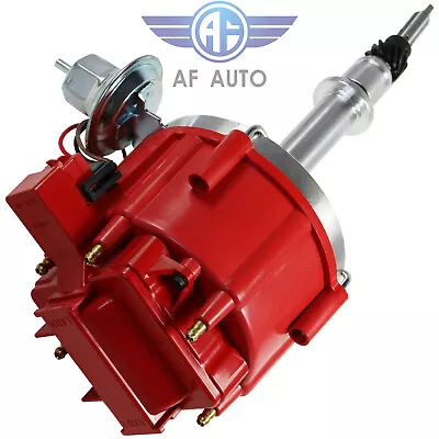 Red HEI Ignition Distributor 6522R Fits GM 250 Chevy 292 230 Inline 6 Cylinder • $62.88