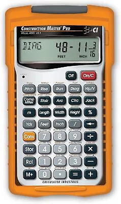 Calculated Industries 4065 Construction Master Pro Advanced Construction Math Fe • $51.86