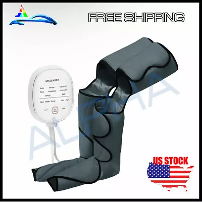 $89.90 • Buy Sequential Leg&Foot Air Compression Massager Circulation W Heat &Remote Control
