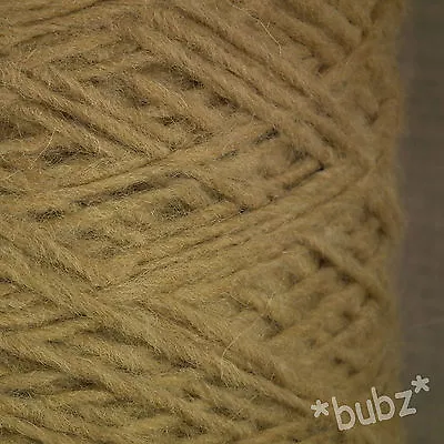 £14.95 • Buy ALPACA WOOL YARN ARAN / DK 500g CONE 10 BALLS CAMEL BROWN BEIGE DOUBLE KNITTING