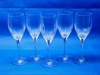 Gorgeous MIKASA ARCTIC LIGHTS 9” Wine Water Beverage Glasses - MINT Set Of 5 • $174.98