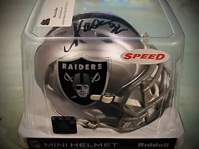 Marcus Allen Signed Autographed Las Vegas Raiders Mini Helmet Beckett Cert • $125