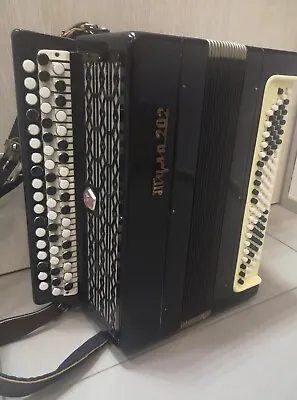 Original Vintage Soviet Accordion  Tula 202  Bayan USSR • $335