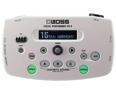 Boss VE-5-WH Vocal Effect Processor - White • $359.99