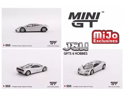 Mini GT McLaren F1 Magnesium Silver MGT00555 1/64 • $13.99