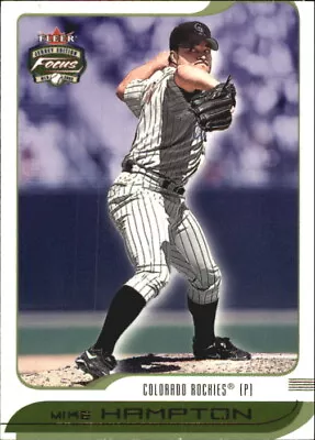 2002 (ROCKIES) Fleer Focus JE Jersey Parallel #198 Mike Hampton/10 • $7.50