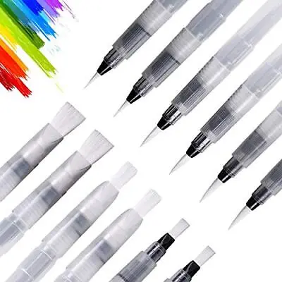 $14.35 • Buy 12 Piece Water Color Brush Pen Set Watercolor Paint Pens For Painting Markers