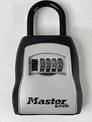 Master Lock Combination Box Portable Security Safe 4-Digit Key Storage #4521BQ • $29.99