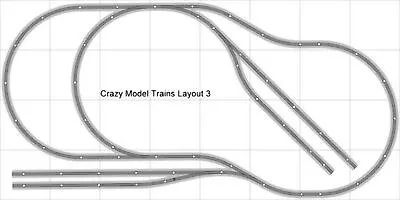 Bachmann E-Z Track Train Layout #003 Train Set HO Scale 4' X 8' Wire Switches • $410.95