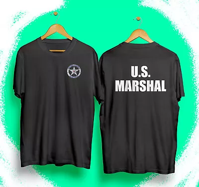 NEW US Marshal United States T - SHIRT Black And Navy Shirt • $50