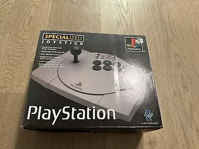 Asciiware Specialized Joystick (Sony Playstation 1 PS1) W/Box & Registration • $45