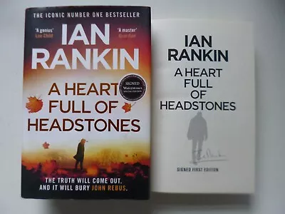 A Heart Full Of Headstones - Ian Rankin - SIGNED Special Edition Hardback • £12
