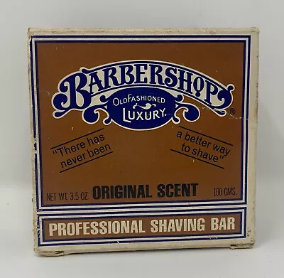 Vintage Barbershop Old Fashioned Luxury Original Scent Professional Shaving Bar • $19.95