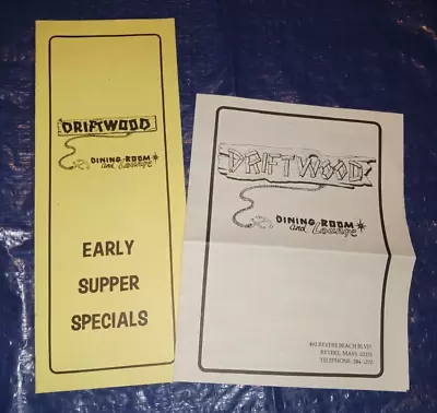 1978 Revere Beach Massachusetts Menu Early Bird Dining Room & Lounge Souvenir • $5