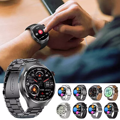 GT4 Pro Waterproof Smart Watch NFC GPS Tracker AMOLED Bluetooth Call Men Women • £27.09