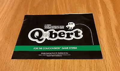 Qbert For Colecovision Adam Computer TEST GOOD • $20