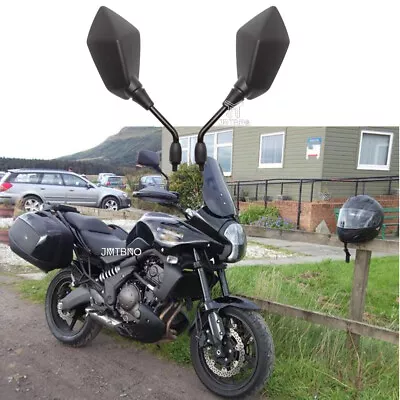 2X Motorcycle Rear View Side Mirrors For Kawasaki KLR250 KLR600 KLR650 KLX 250S • $25.24