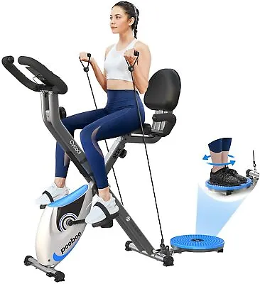 Pooboo Home Exercise Bike Stationary Bike Cycling Bicycle Cardio Fitness Workout • $155.99