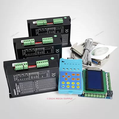 3 Axis Standard CNC Kit & EMA2-080D72 Driver For DIY Router/Mill/Plasma • $510.28