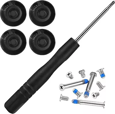 4 Pack Rubber Case Feet With Screws Screwdriver Kit Set For Apple Macbook Pro • £12.95