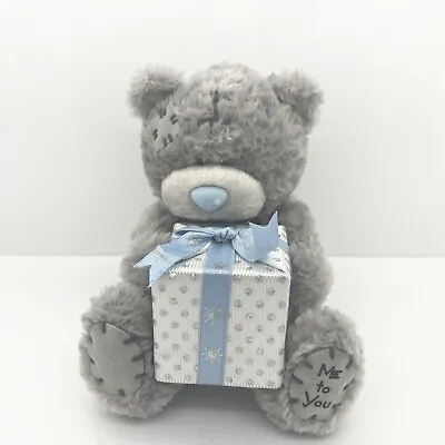 Me To You Tatty Teddy Grey Bear Holding Present Plush Soft Stuffed Toy W/ Story • $24.99