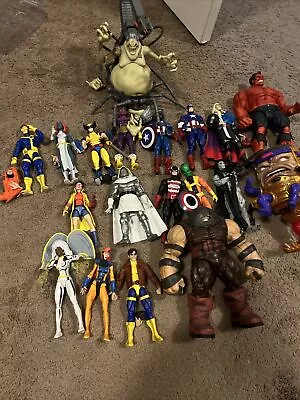 Marvel Legends Lot Plus Red Hulk Marvel Select And X-men 19 Figures Lot ! • $181