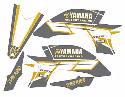 Graphic Kit For 2003-2008 Yamaha YFZ450 YFZ 450 ATV Decals Stickers  • $100.82