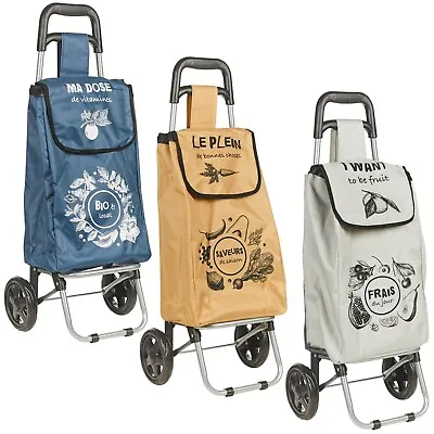 Shopping Utility Picnic Trolley Cart Hand Truck With Polyester Cover + Wheels • £14.99