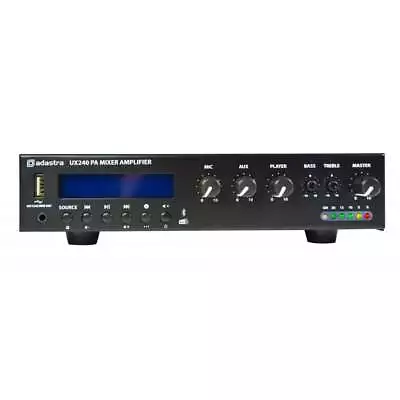 Adastra UX240 Compact 100V Mixer-Amplifier 240w • £228