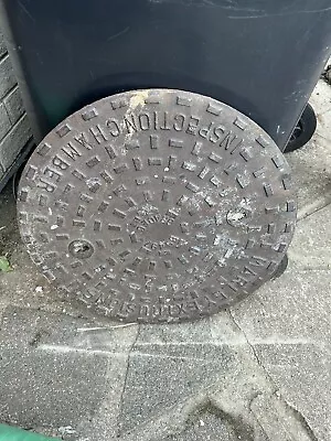 £80 • Buy Round Cast Iron Manhole Drain Cover 488mm More Sizes Available FREE P&P