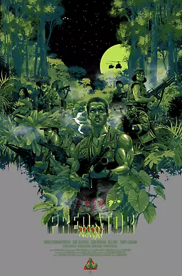 PREDATOR Night Ops Screen Print Poster By Vance Kelly Mondo #x/325 • $134.08