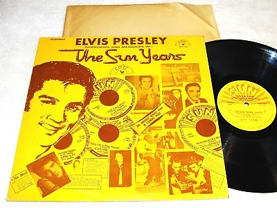 Elvis Presley  The Sun Years - Interviews & Memories  1977 LP Nice VG++! • $5.95